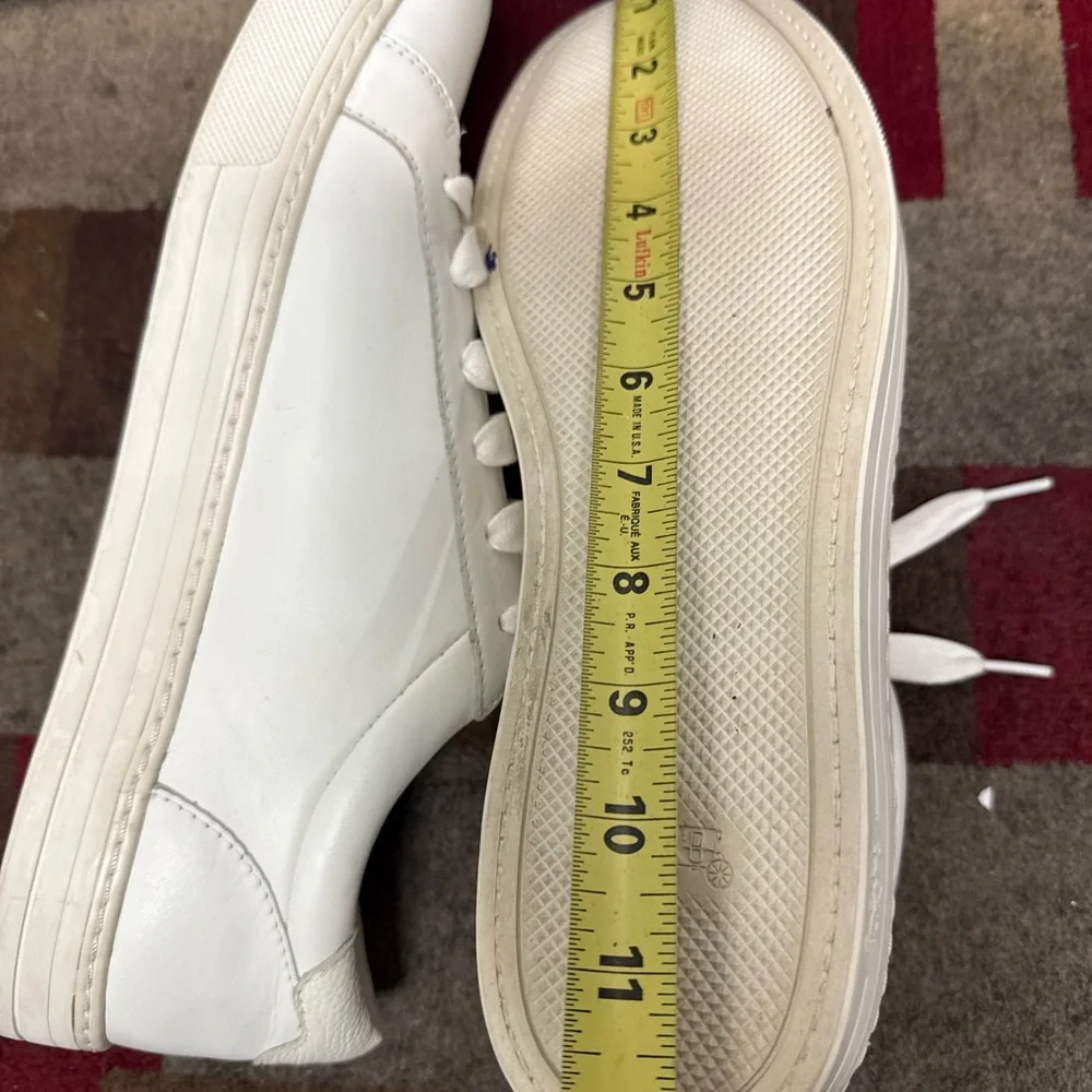 Coach Men’s White Leather Low Tops Sneakers - Picture 12 of 14